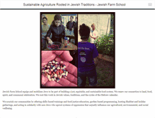 Tablet Screenshot of jewishfarmschool.org